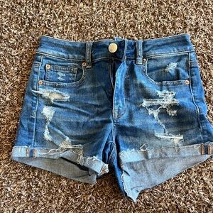 American Eagle Denim Distressed Women's Shorts